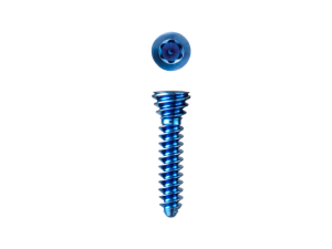 Screw, Ø2.0, Locking, 18mm, Blue