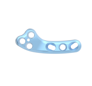 Plate, Ø2.4, TPLO Right, 6H, 2.5T, 39mm, Blue