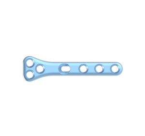 Plate, Ø2.4, T Type, 7H, 2.5T, 50.7mm, Blue