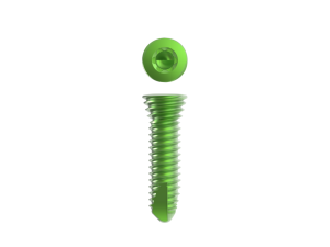 Screw, Ø3.5, Locking, 24mm, Green